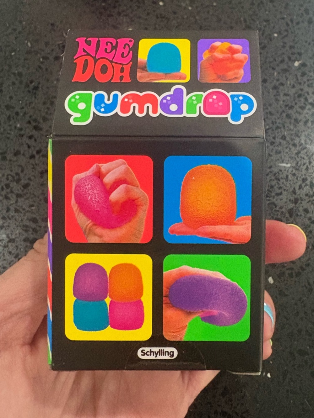 Nee Doh Gumdrop Super Solid Squish Toy - Pink, New in Box! - Picture 4 of 6
